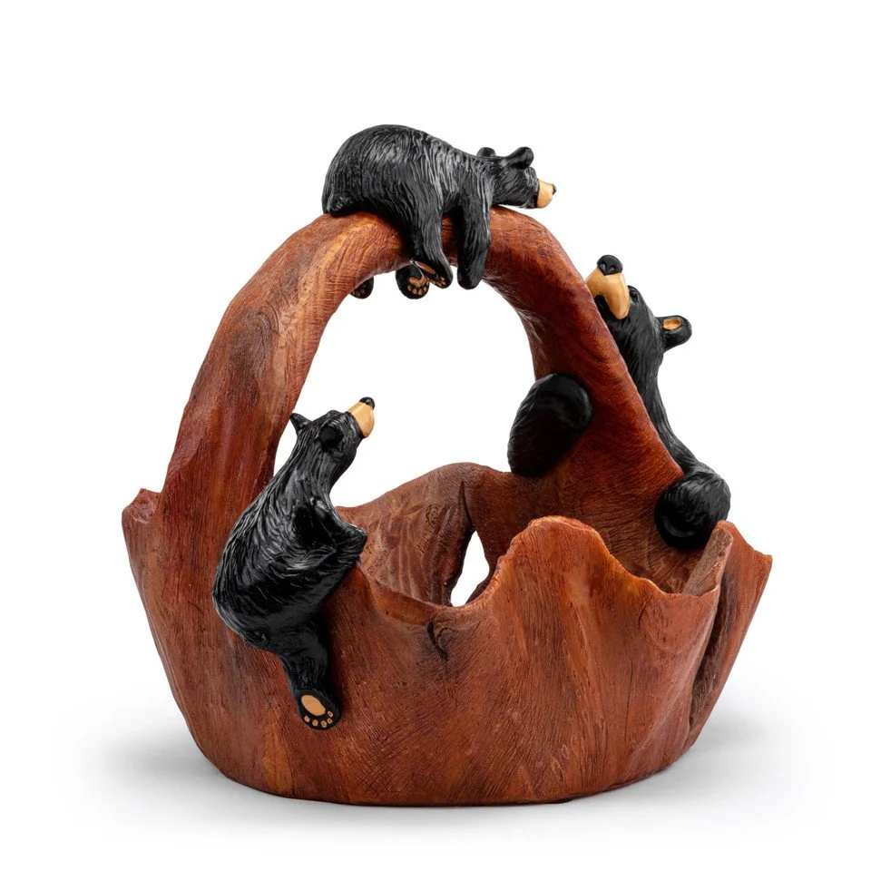 Hank  12CD Bear Family 廃盤 BOX 値下げ Jeff Fleming Bears - Bear Timber Grand Basket — Bear Country Gallery